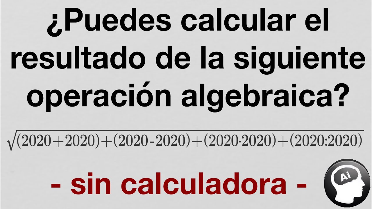 obten el resultado de la siguiente operacion 3