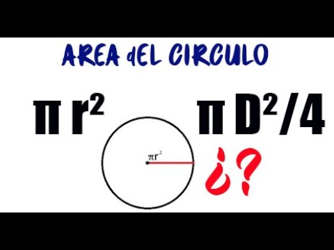 pi x diametro al cuadrado sobre 4
