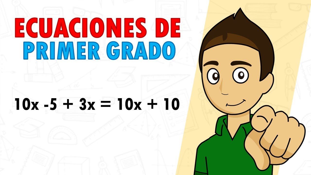 resuelve las siguientes ecuaciones de primer grado
