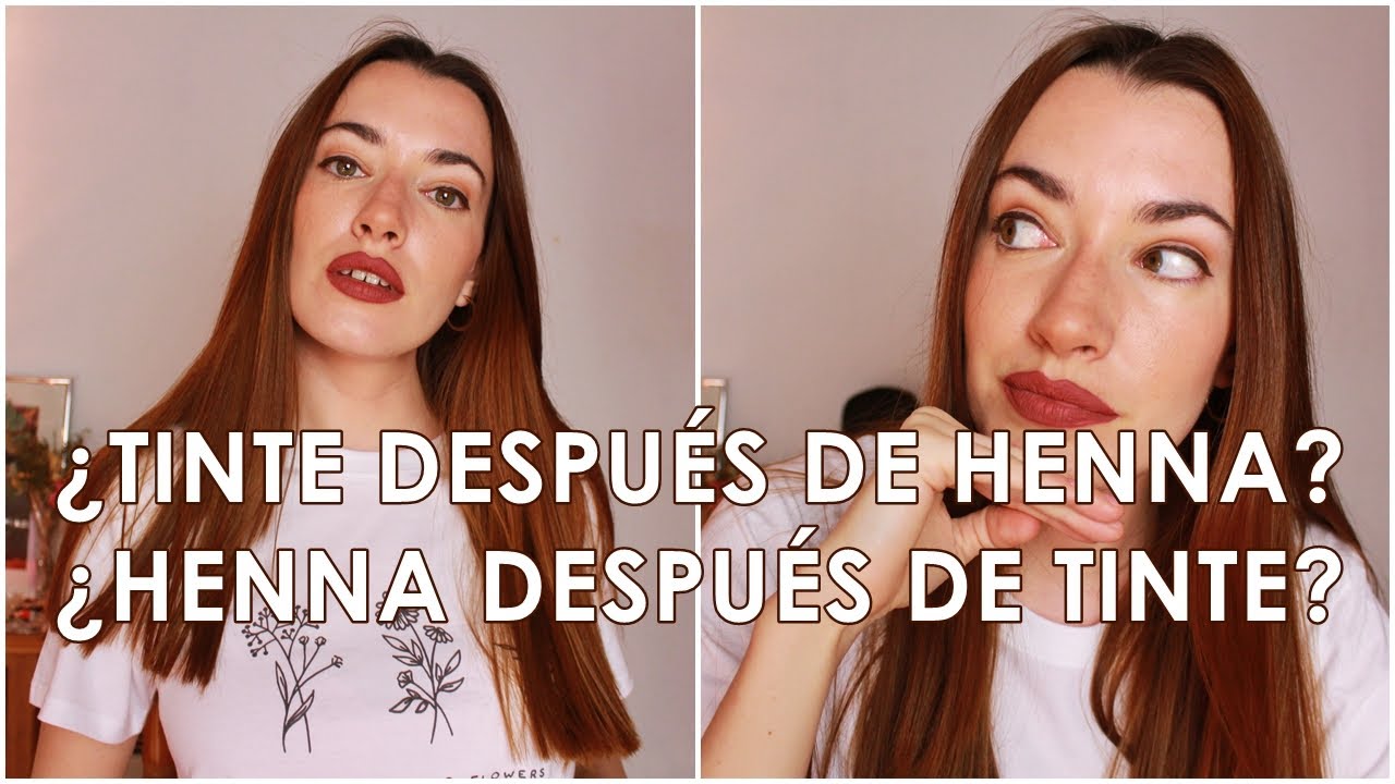 se puede pasar de henna a tinte