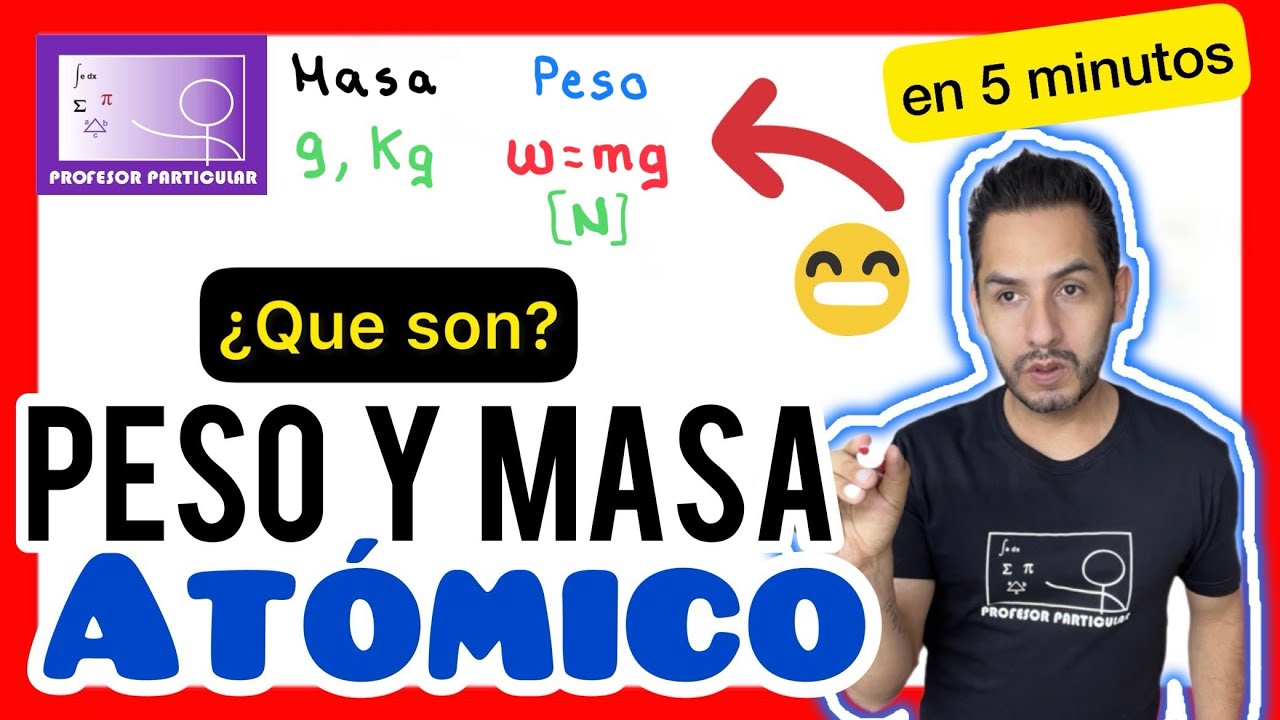 tabla periodica con el peso atomico