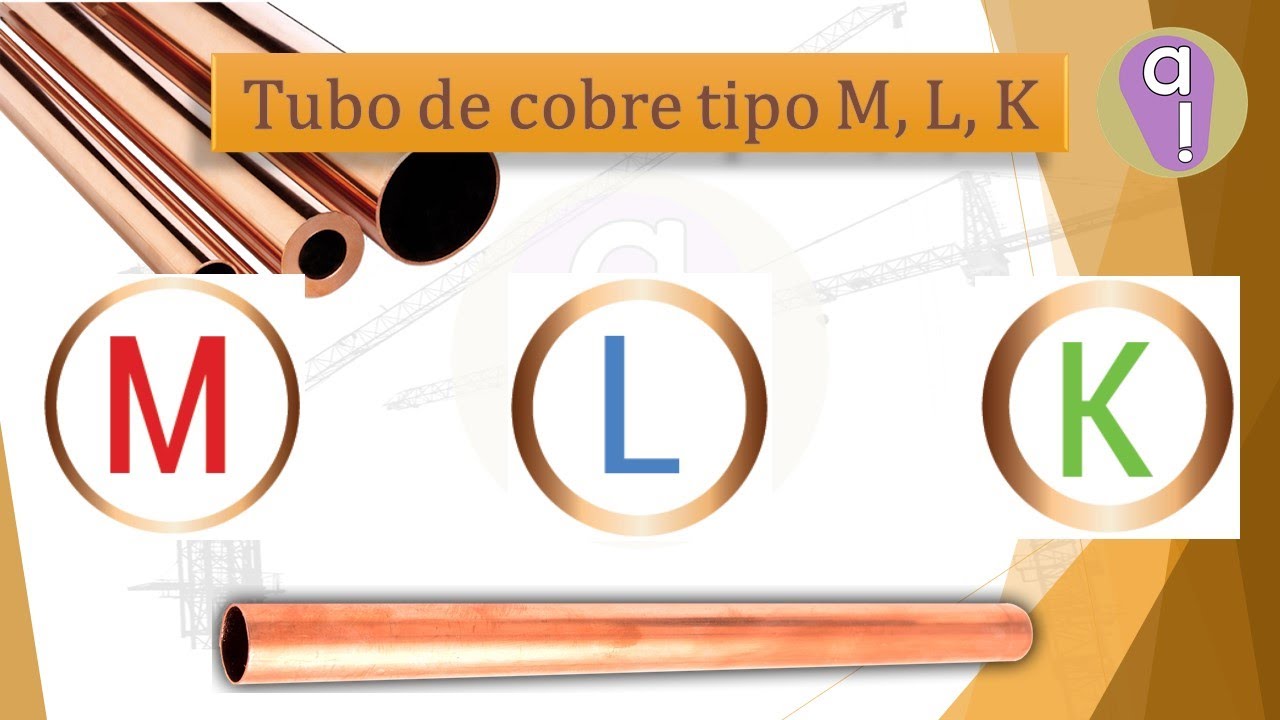tubo de cobre rigido tipo l