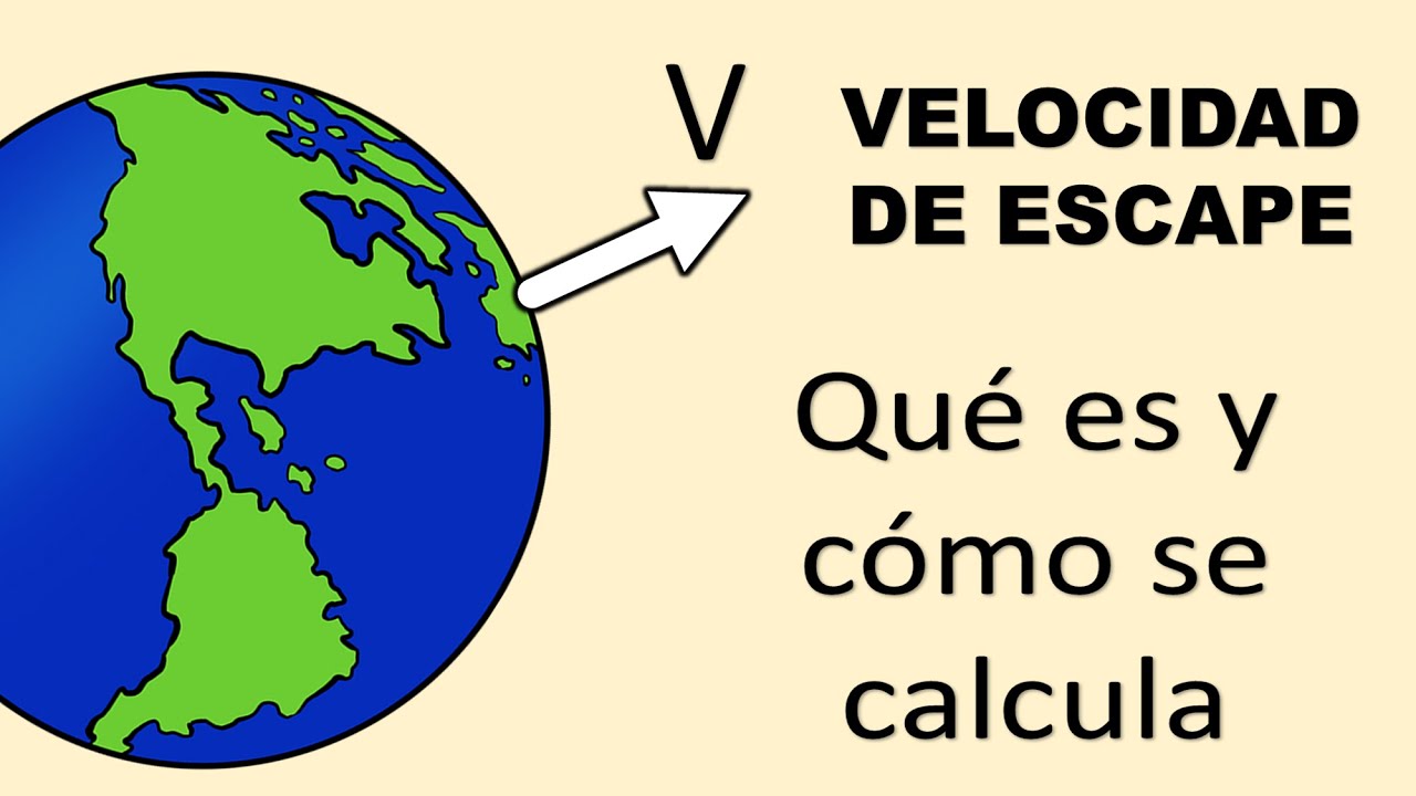 velocidad de escape de la tierra